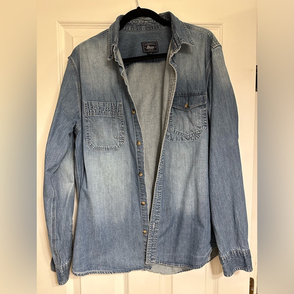 G.H Bass & Co. Denim Button Up Shirt
